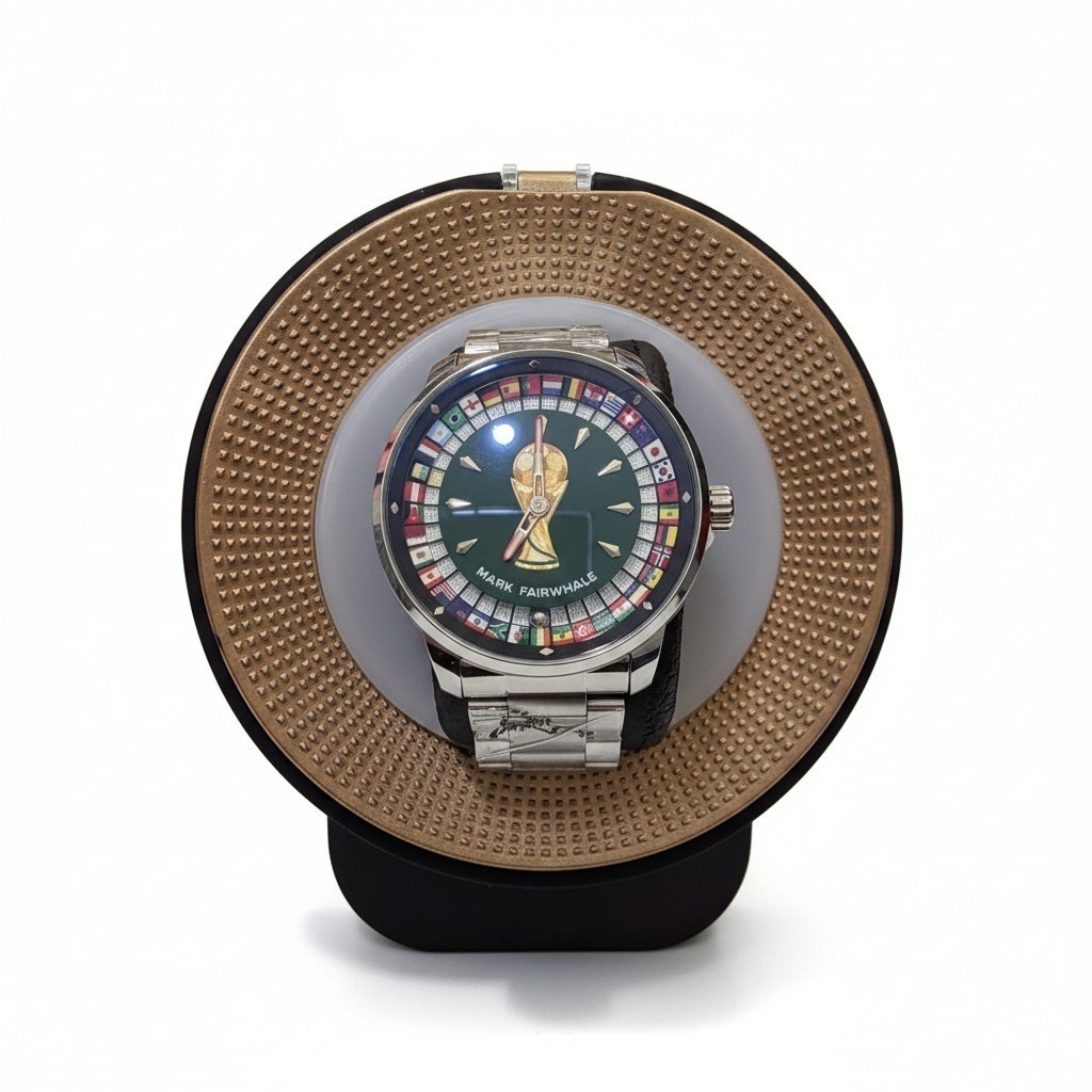 MARK FAIRWHALE FIFA WORLD CUP 2026 SPECIAL EDITION 3D MEN’S WATCH, NEW