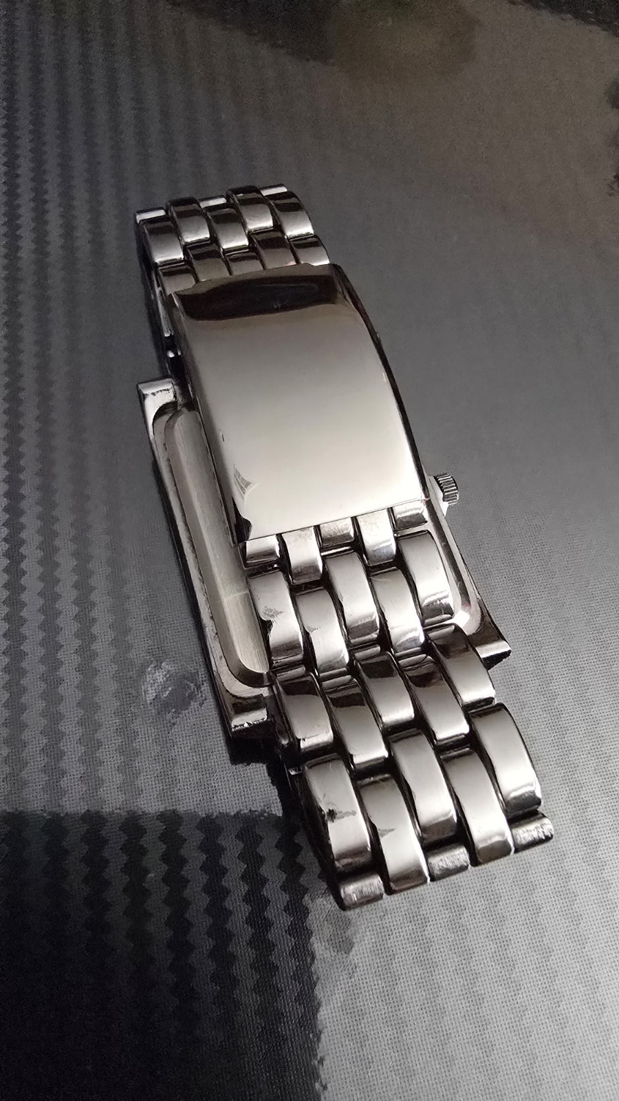 U.S. Polo Assn. Men’s Black Dial Quartz Watch, Stainless. Running, Good Battery.