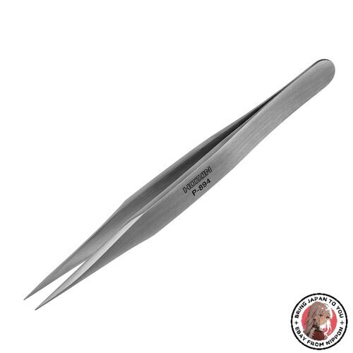 NEW Hozan P-894 Heavy Duty Tweezers 0.25mm tip from JAPAN