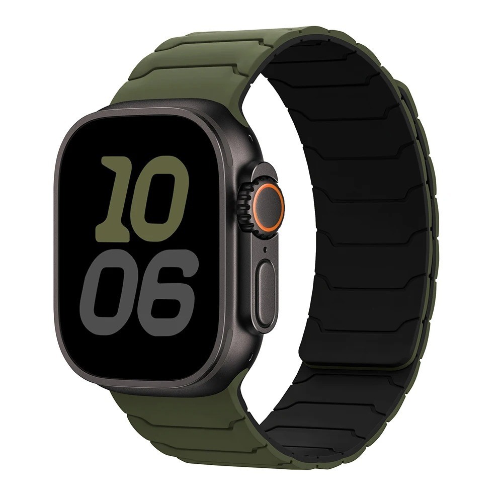 Magnetic Strap For iWatch Ultra 2 Series 10 9 8 7 SE 6 5 Silicone iWatch Band