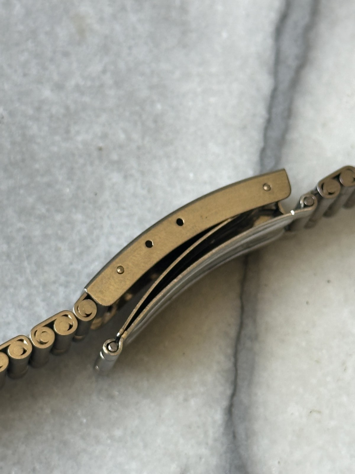 Bracelet de montre vintage en acier inoxydable