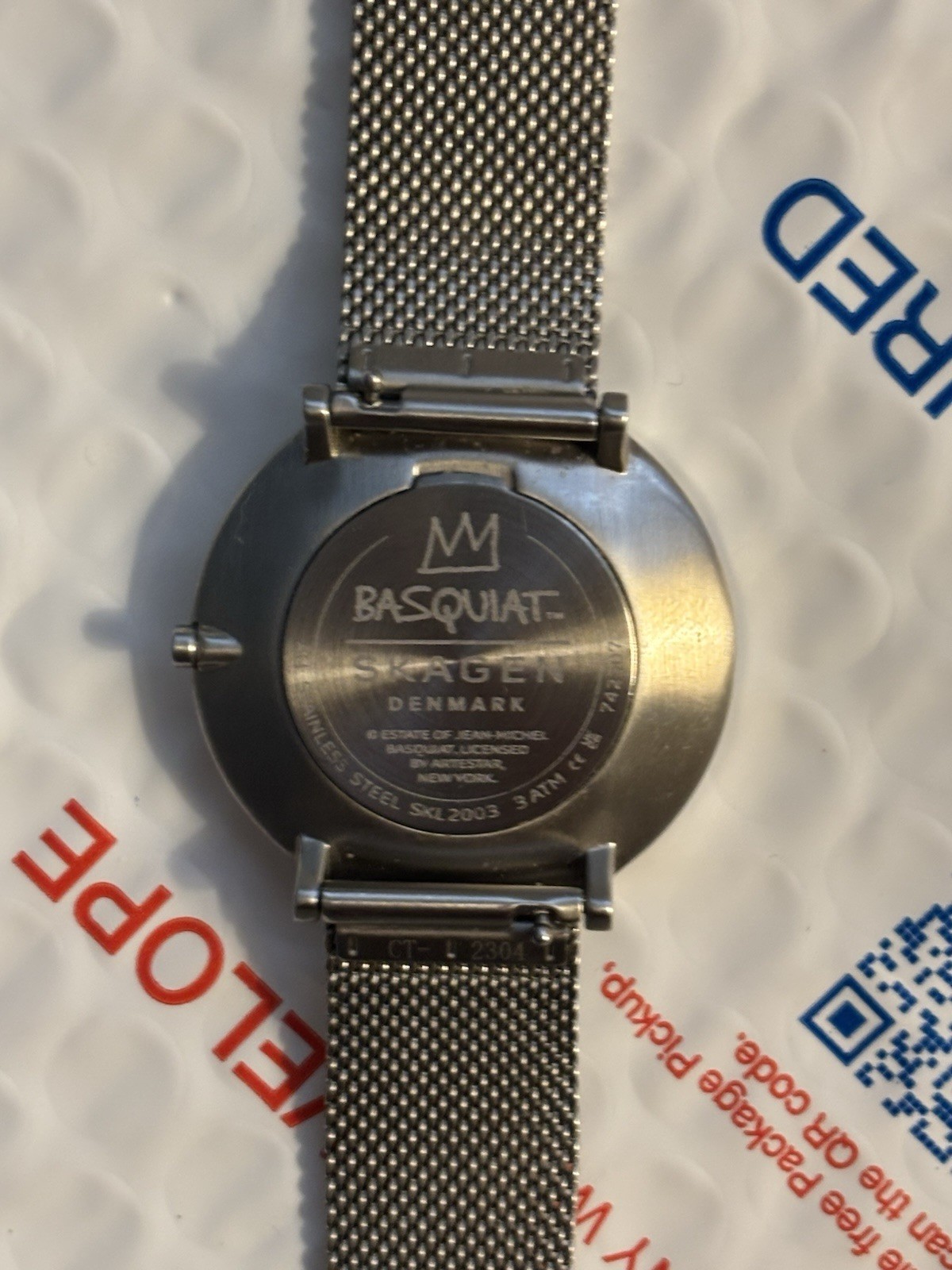 Skagen Gitte Jean-Michel Basquiat Special Edition watch