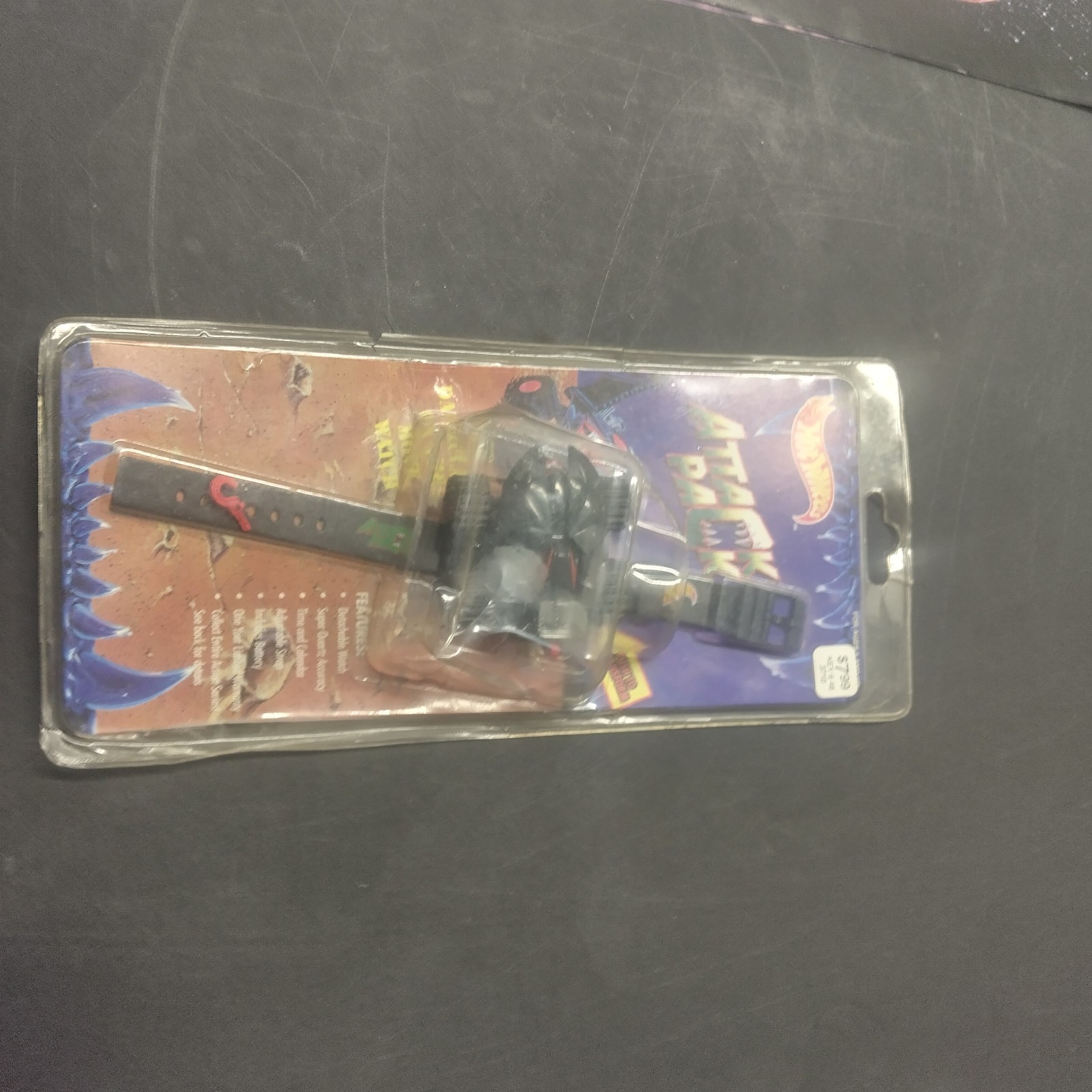 Vintage Hot Wheels Digital Detachable Wrist Watch Attack Pack Dark Claw NEW