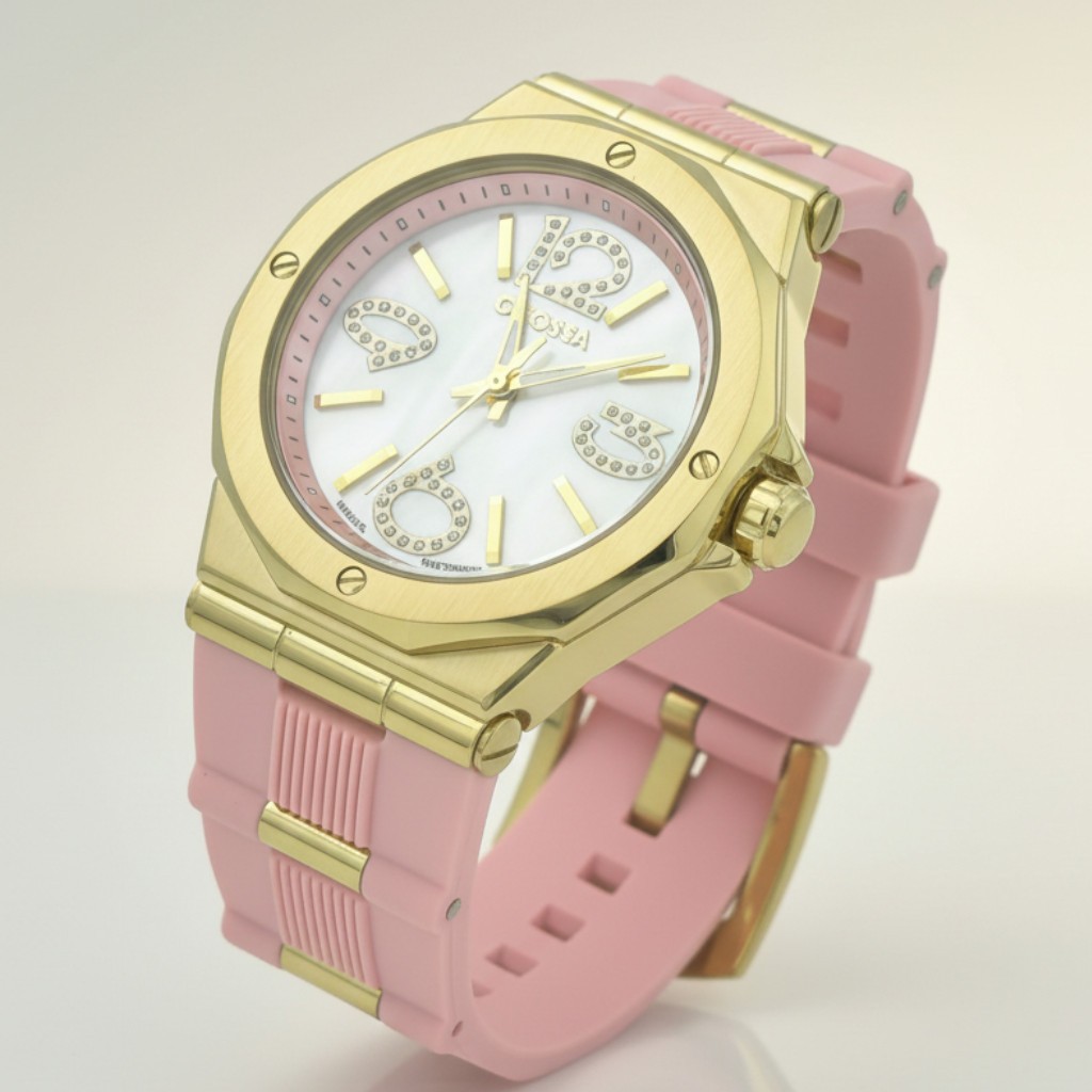 Coossa Original Women’s Watch 36.5MM Case Swiss Movt 100M WR Mother Of Pear Dial
