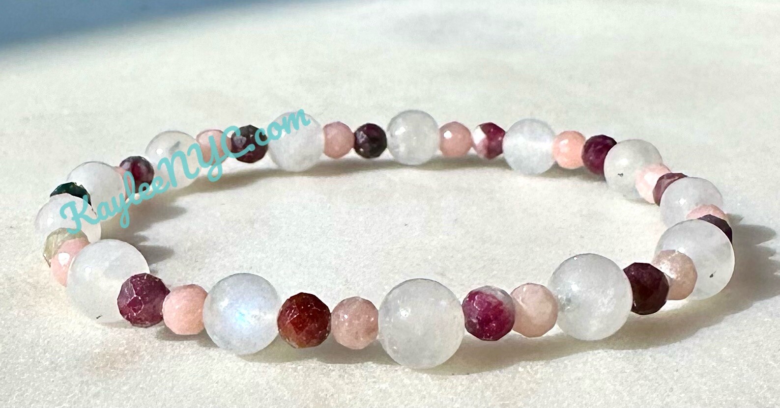 Wholesale Lot 6 Pcs Natural Crystal Libra Zodiac Stretch Bracelet Healing