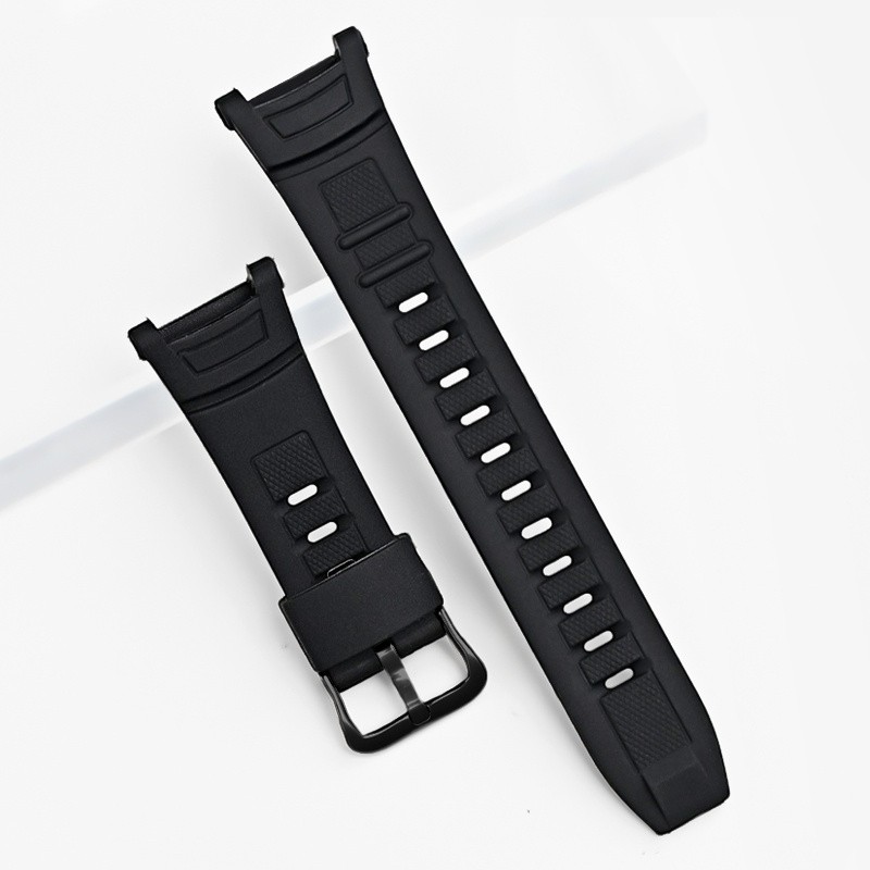 Watch Black Band Strap With Tool For CASIO Pro-Trek PRW-1500 PAW-1500 PRG-130