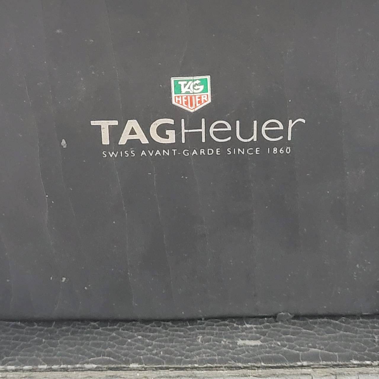 Genuine TAG Heuer Watch Box Black Box & Booklet & Card & Watch Strap Joint Used