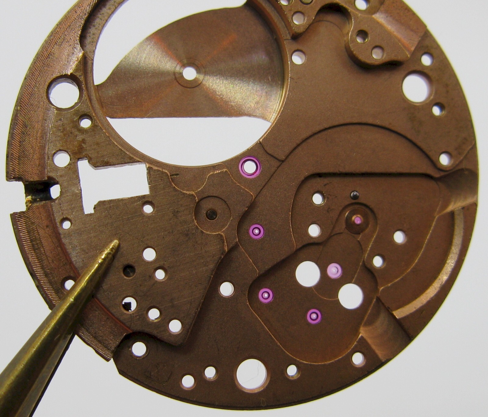 Omega 551 SeaMaster automatic Watch part: main plate #100