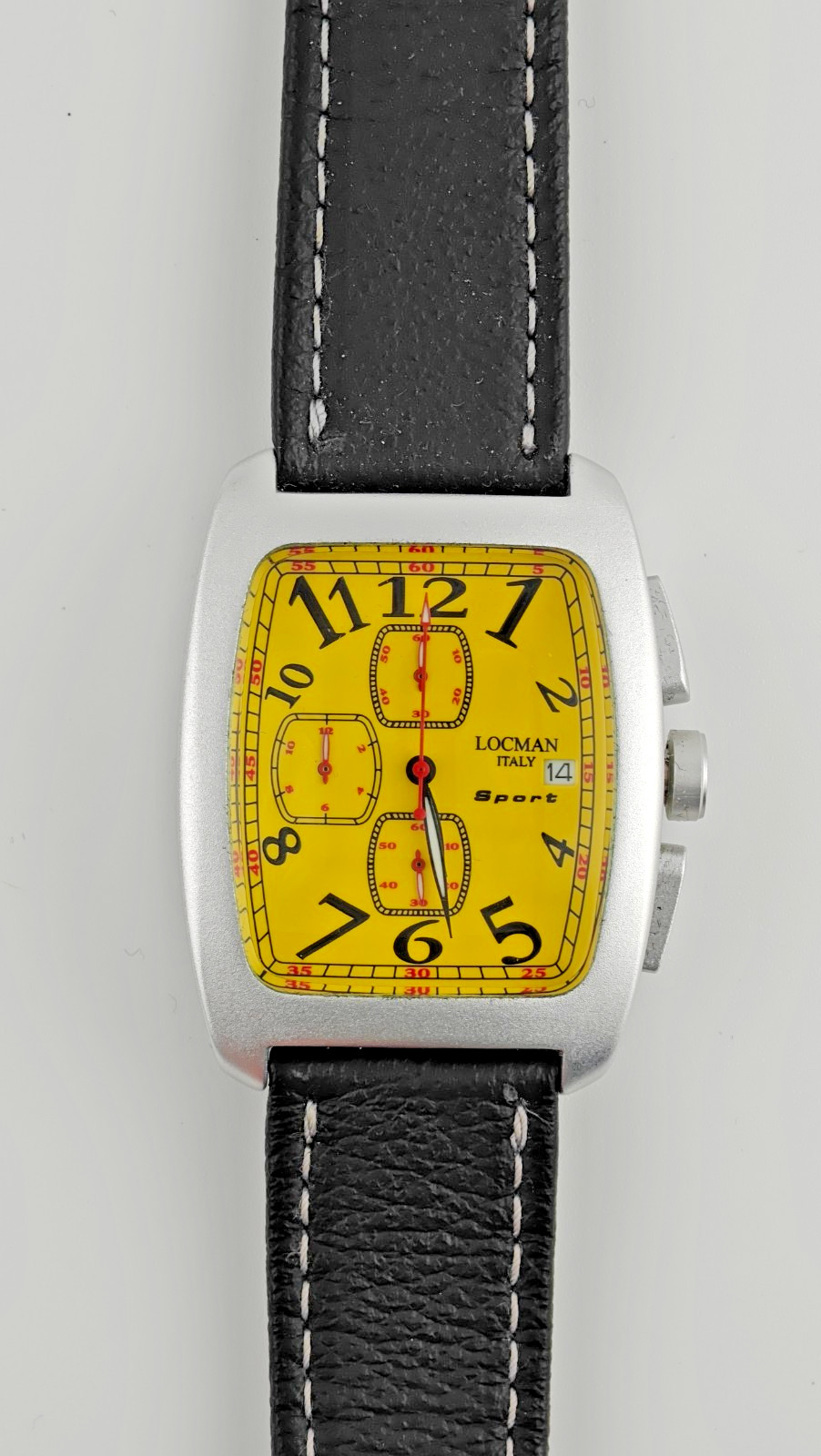 CHRONO LOCMAN SPORT – REF. 487 – YELLOW DIAL – NOS – FULL SET
