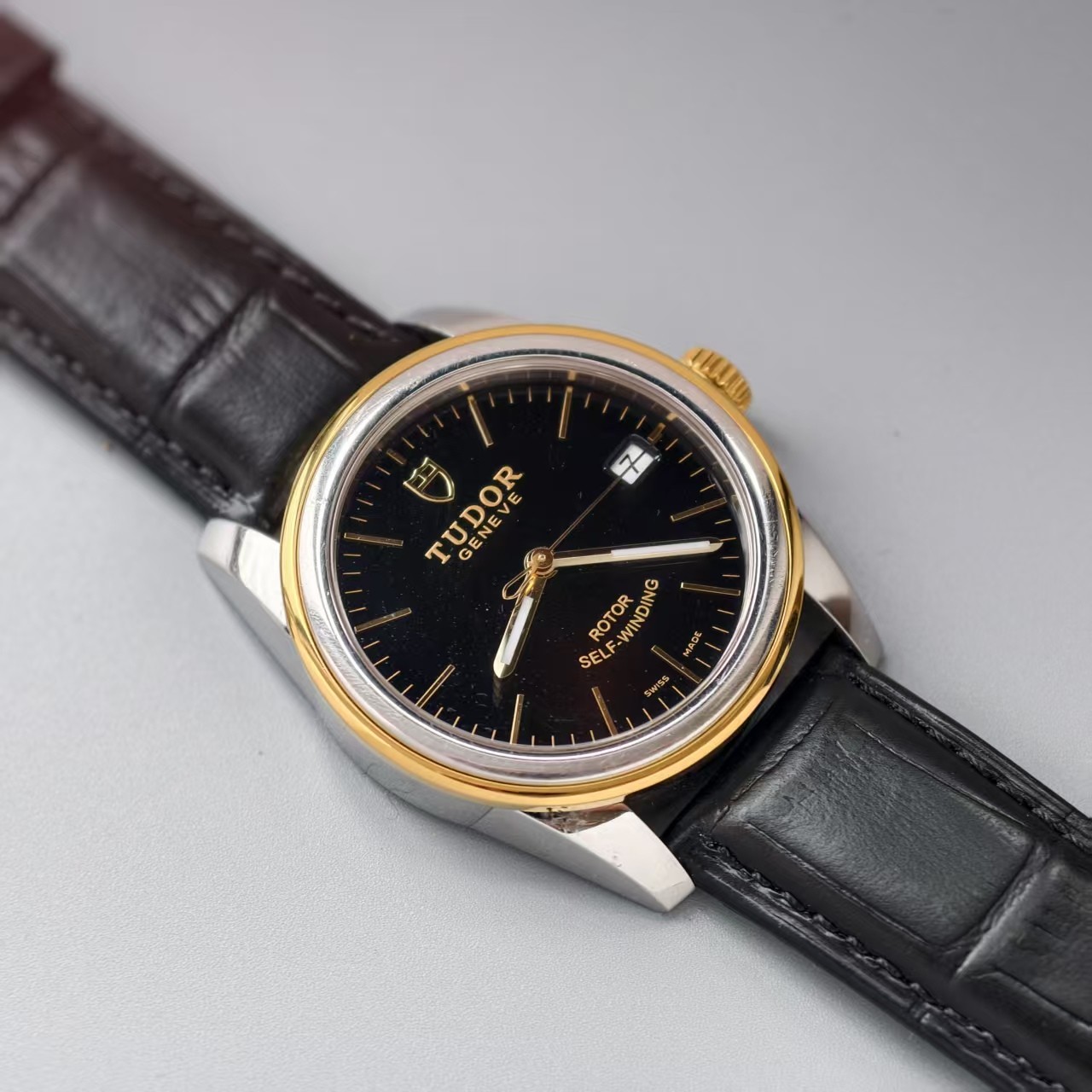 Tudor Black Dial Glamour M55003-0029 Men’s Watch Automatic 36mm Date