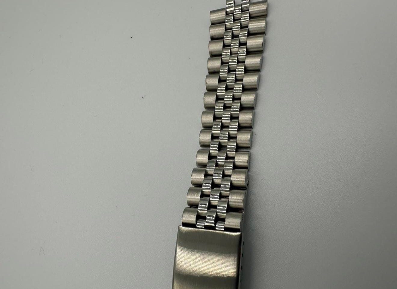 For 20mm RLX Datejust Jubilee Silver Steel Watch Strap Bracelet