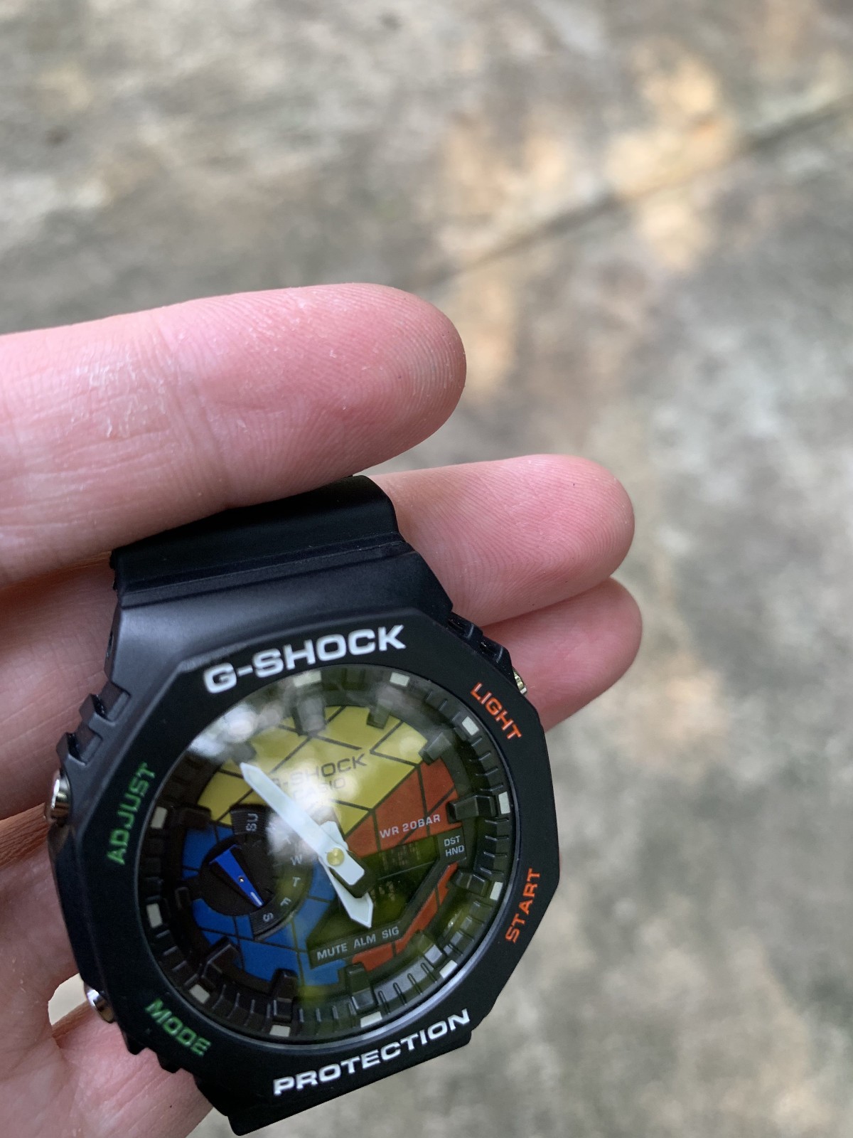 Casio G-Shock Rubik’s Cube Limited Edition Black Resin Only