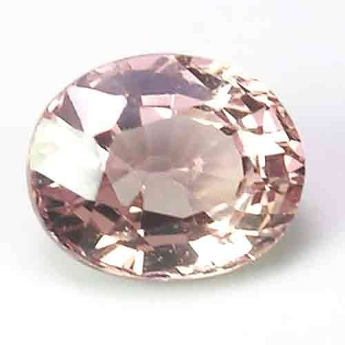 EXCEPTIONAL NATURAL AFGHANISTAN VIVID PINKISH ORANGE COLOR SAPPHIRE GEM – OVAL C