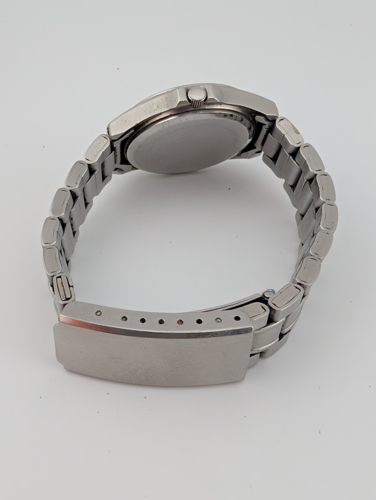 Croton Watch Women 28mm Case 6.5″ Silver Band- New Battery