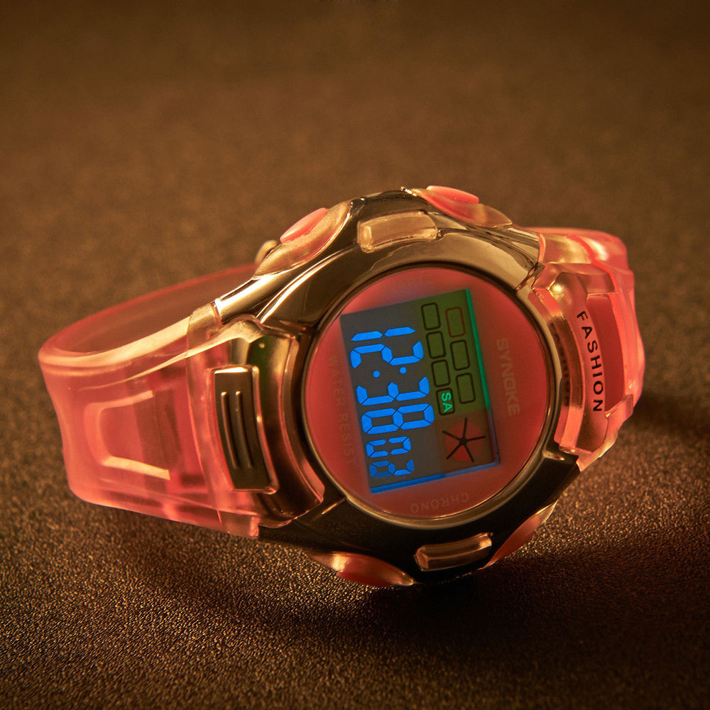 Kids Digital Watches for Boys Girls LED Sports Waterproof Wrist Watches Children