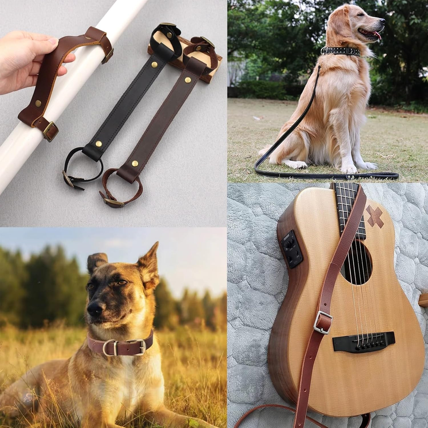 Leather Strap 1 Inches Wide 100 Inches Long Leather Straps,2.6Mm Thick Soft Leat