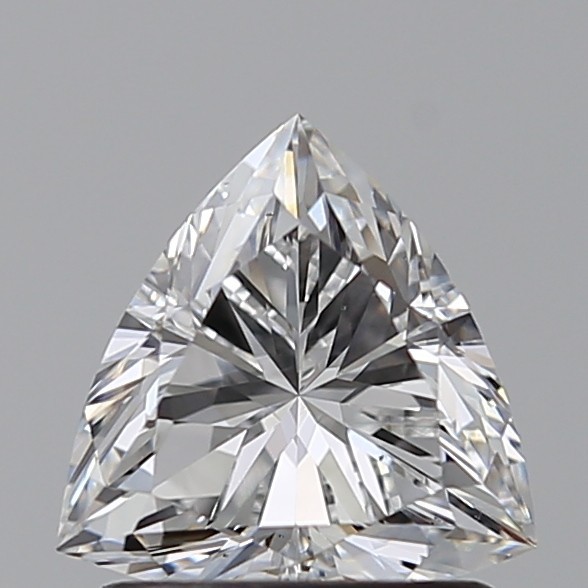 Charles and Colvard Forever One GHI Moissanite 6mm Trillion With Certificate