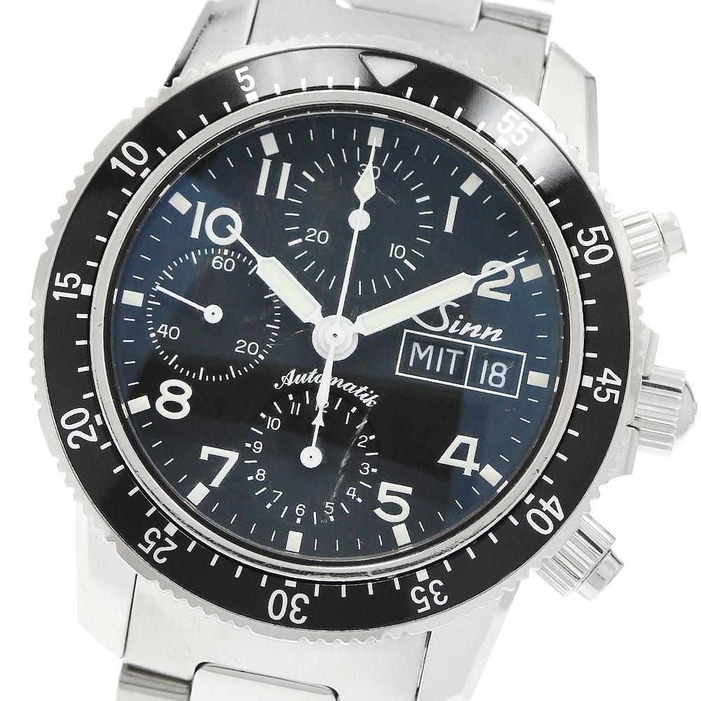 Sinn 103.B.SA.AUTO Chronograph day date black Dial Automatic Men’s Watch_953617