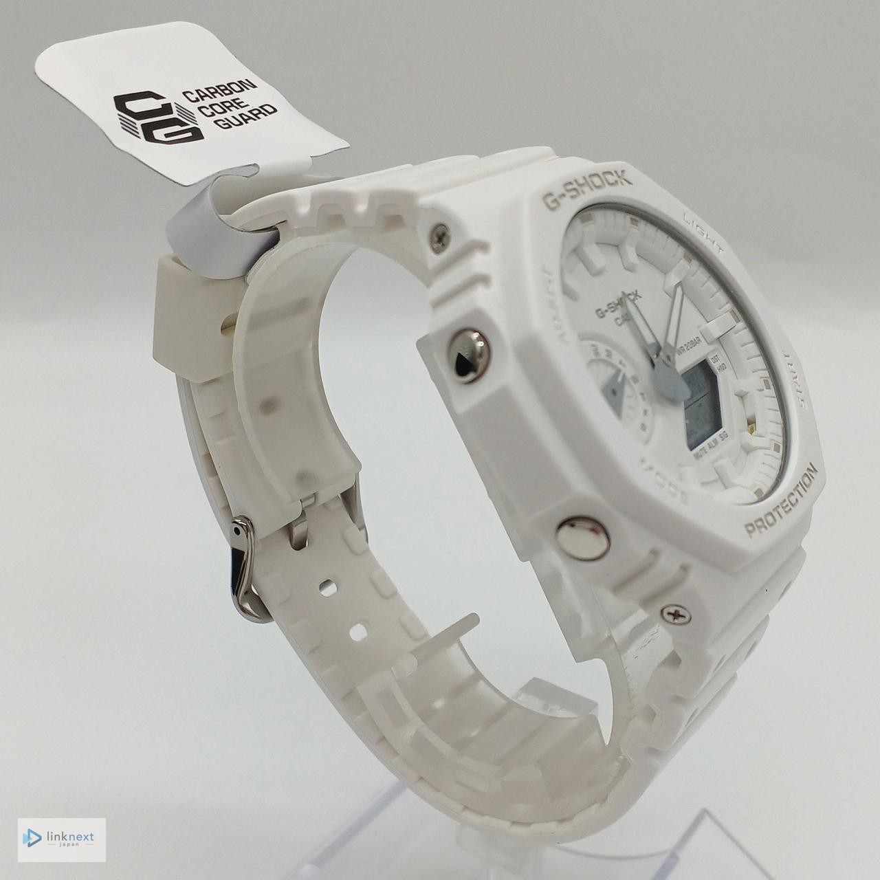 CASIO G-SHOCK GA-2100 Quartz Watch – White, Used (Moderate Signs)