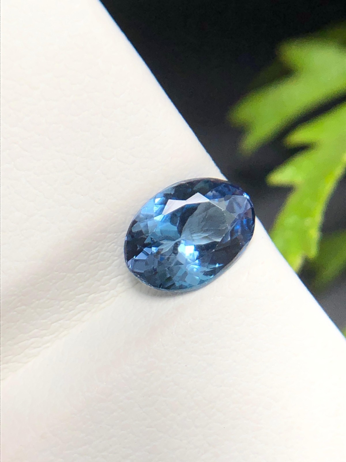 Natural Navy Blue Color Tanzanite Oval Faceted Loose Gemstone 1.10Ct & 7.8×5.7mm