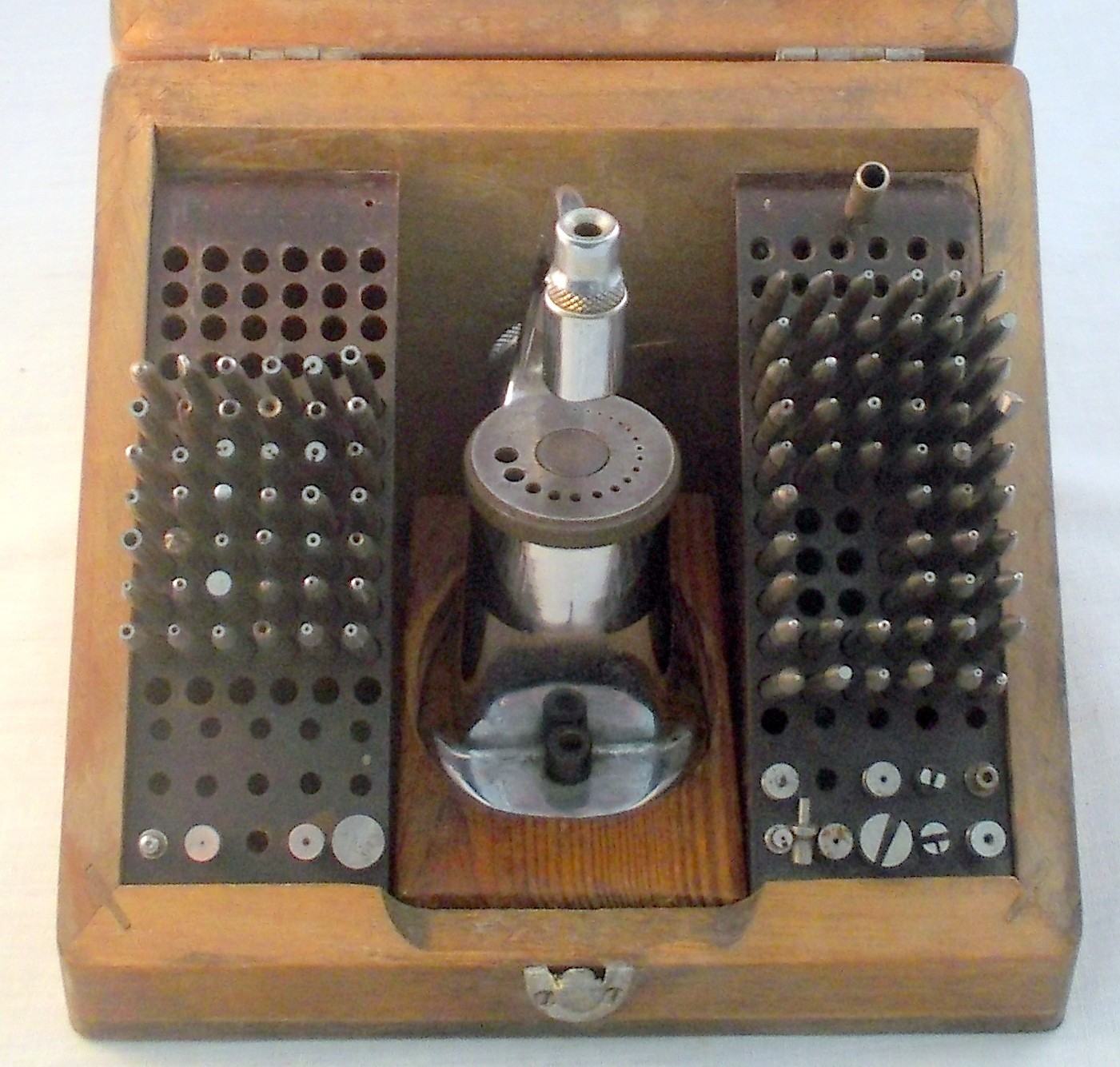 Vintage 127 Piece C & E Marshall Moseley Watchmakers Staking Tool Set