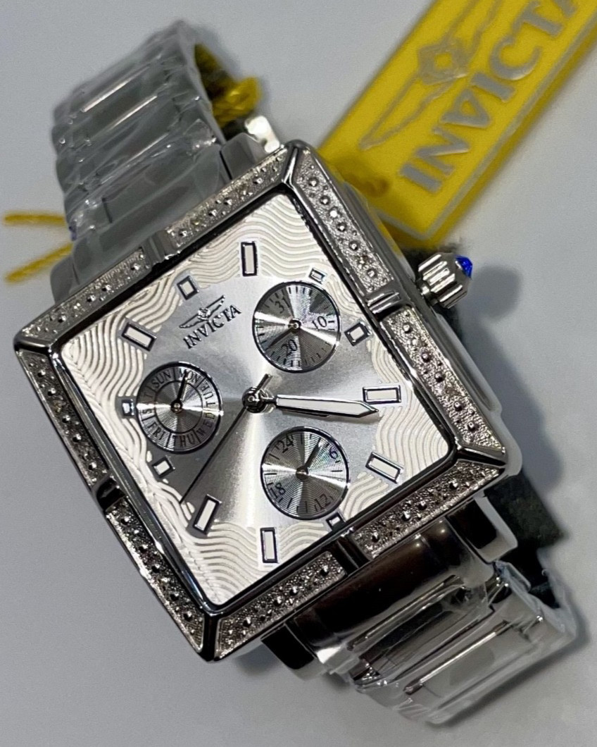 Invicta Wildflower 0.07 Carat Diamond Women’s Watch – 32.6mm, Steel (5377)