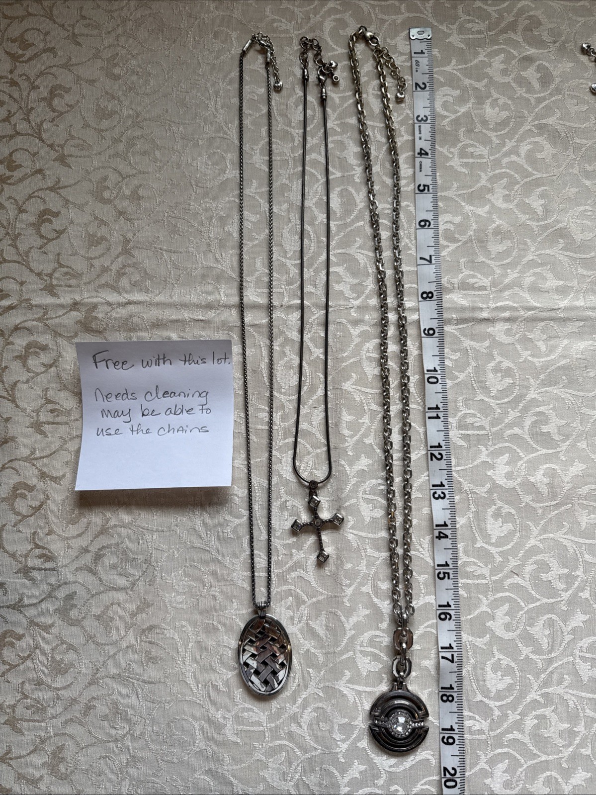 Lot of 4 Brighton 32″ to 36″ necklaces. With extra free bonus.