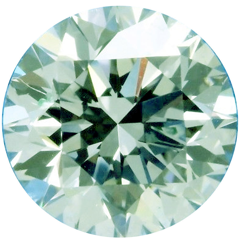 1.16 Ct 6.88 Mm VVS1 OFF WHITE ICE BLUE COLOR ROUND LOOSE MOISSANITE For Rings