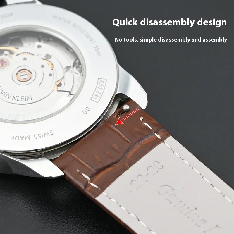 Watch Repair Genuine Cowhide Quick Release Strap Fit Tissot Watches