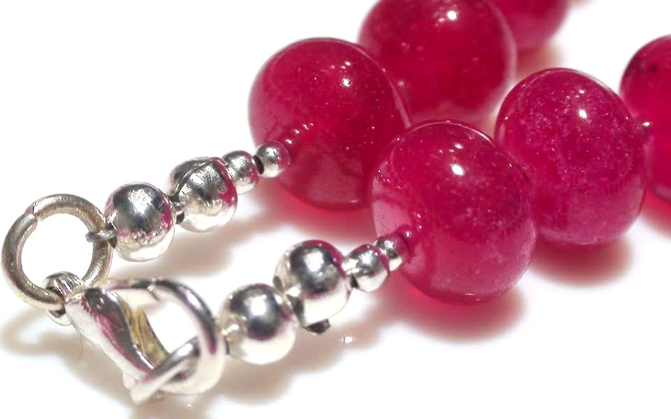 283.00 carat Natural Ruby 925 Sterling Silver Necklace.