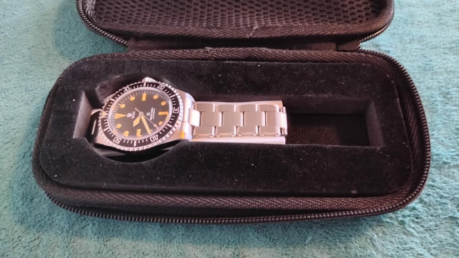 Retro 41mm Watchdives “Milsub” Automatic Diver; PT5000 4Hz, “Rivet” Bracelet!