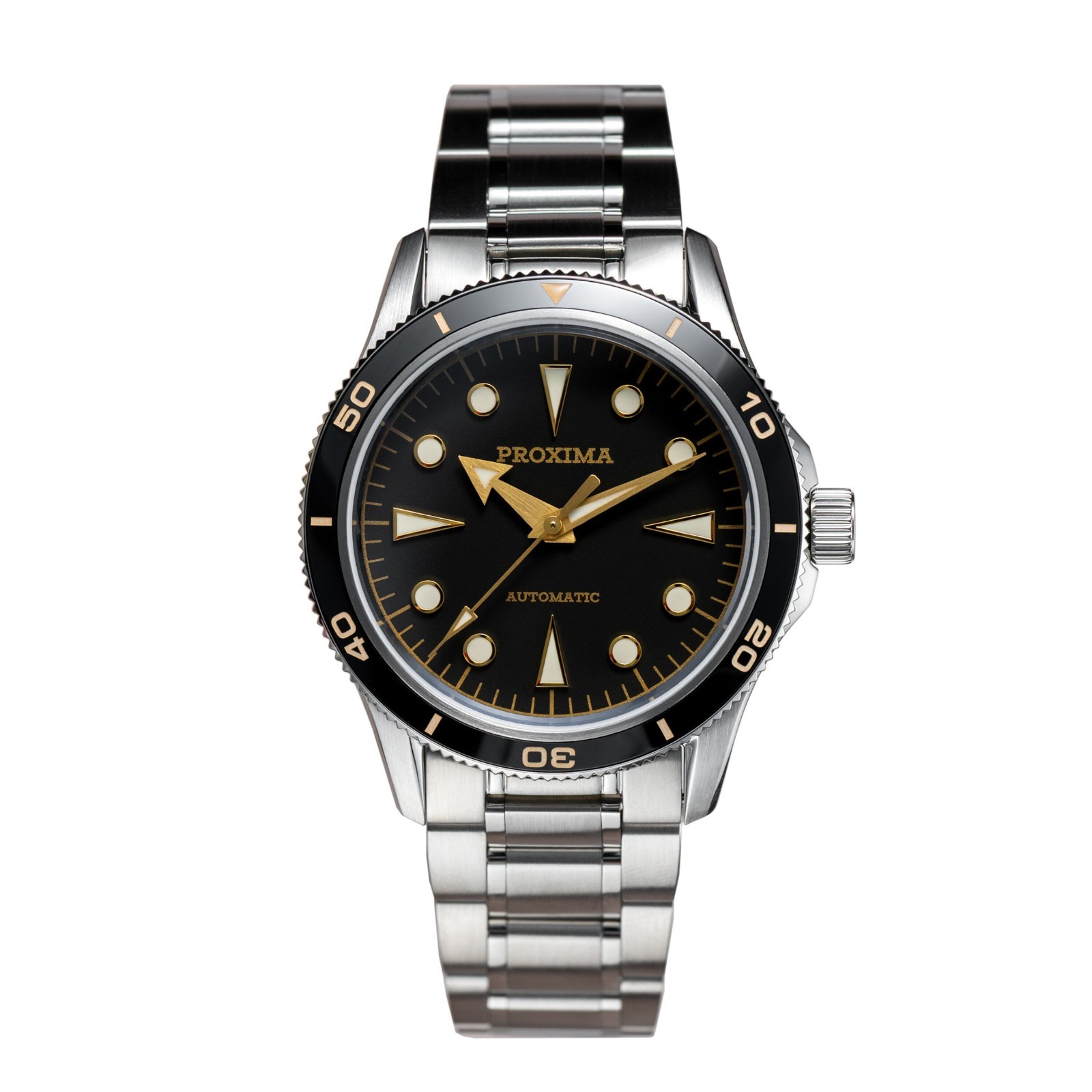 Proxima Men Automatic Watch 39mm Mechanical Wristwatch Diver 10 Bar Miyota 90S5