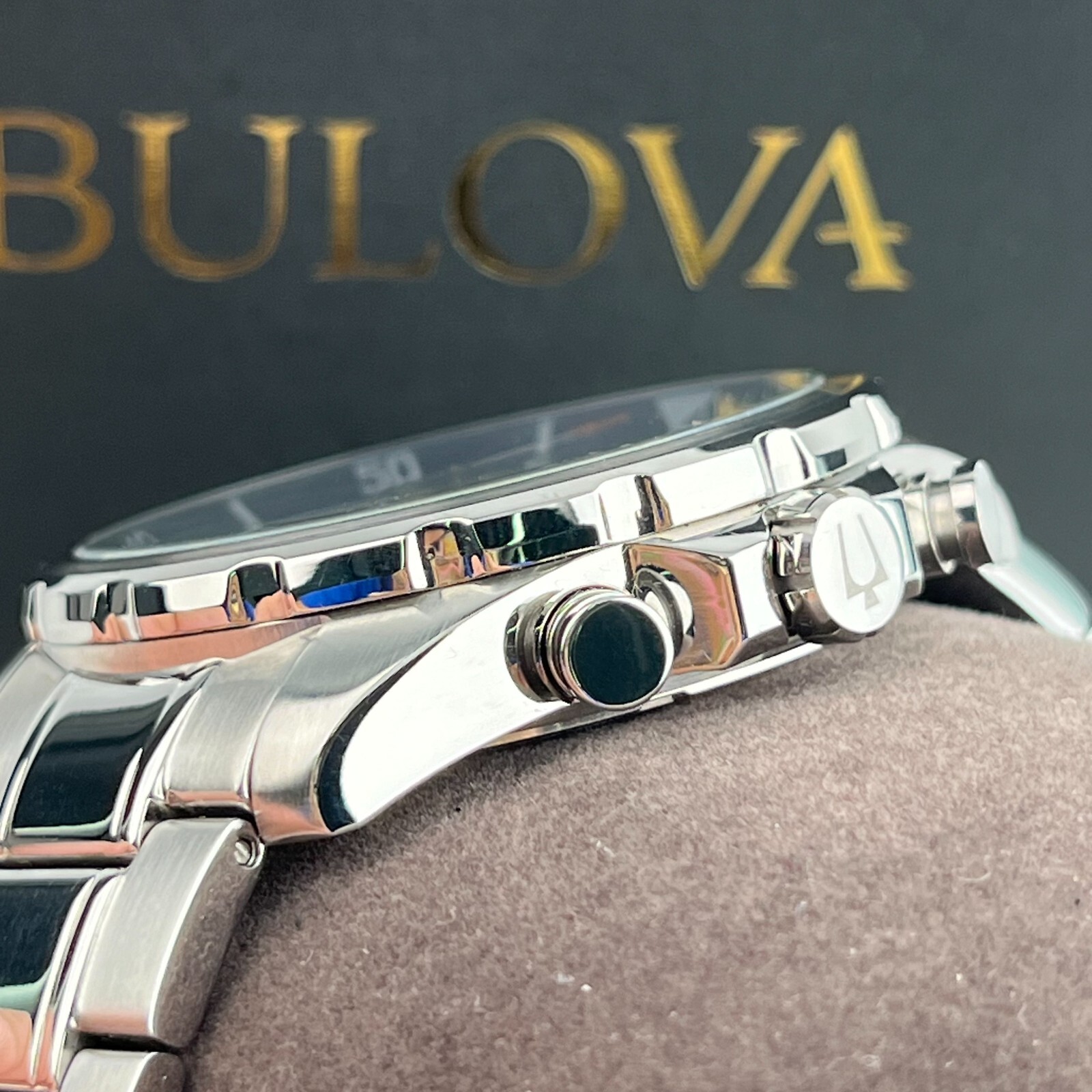 Bulova Marine Star Watch 43mm Blue Dial Stainless Steel Men’s Watch 96B256