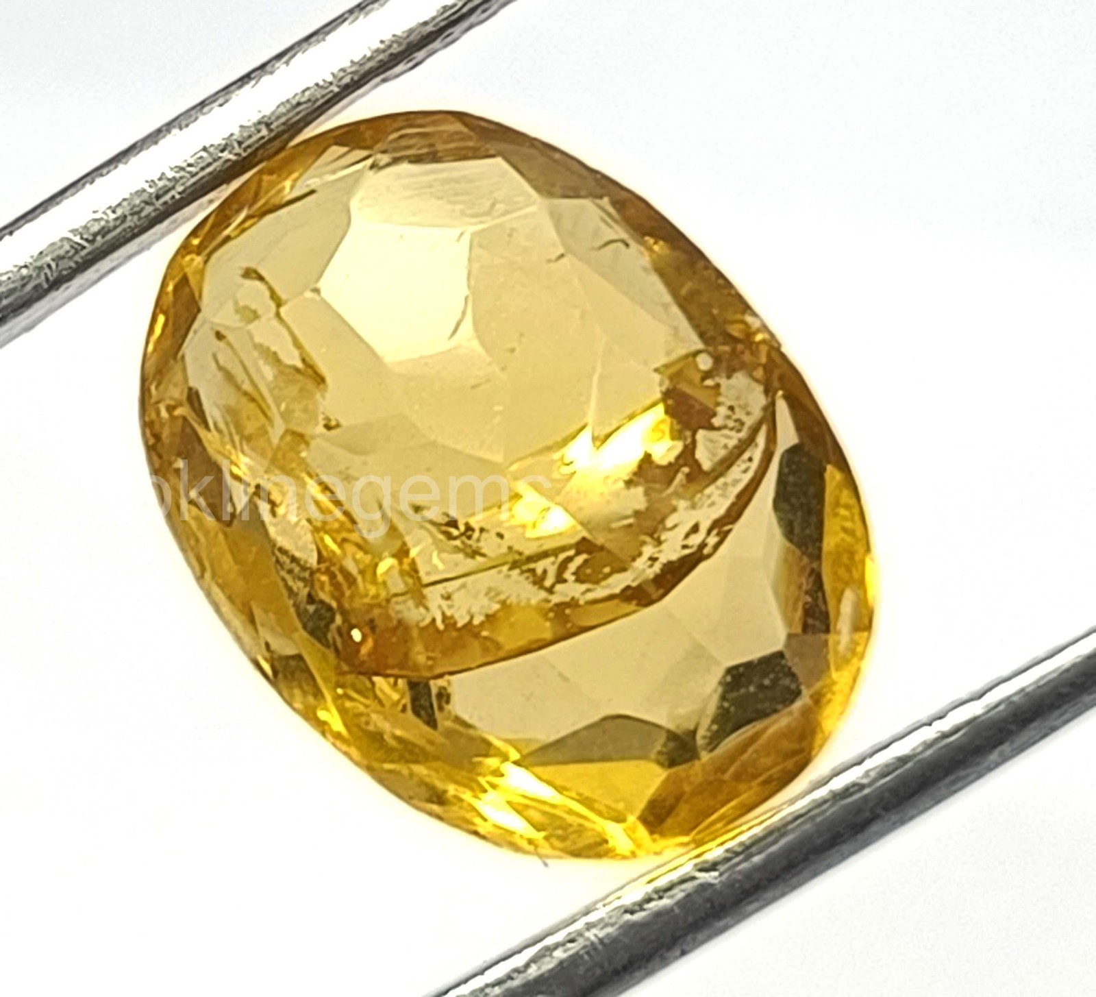 6.80 Carat Yellow Sapphire – Natural Oval Cut, EGL Certified Luxury Gem 5ARO