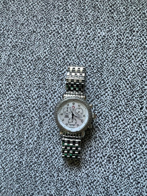 Michelle watch for women round face diamond