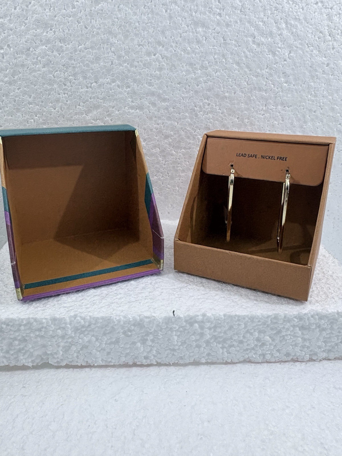 House Of Harlow 1960 gold-toned, square-shaped hoop earrings latch-back closure