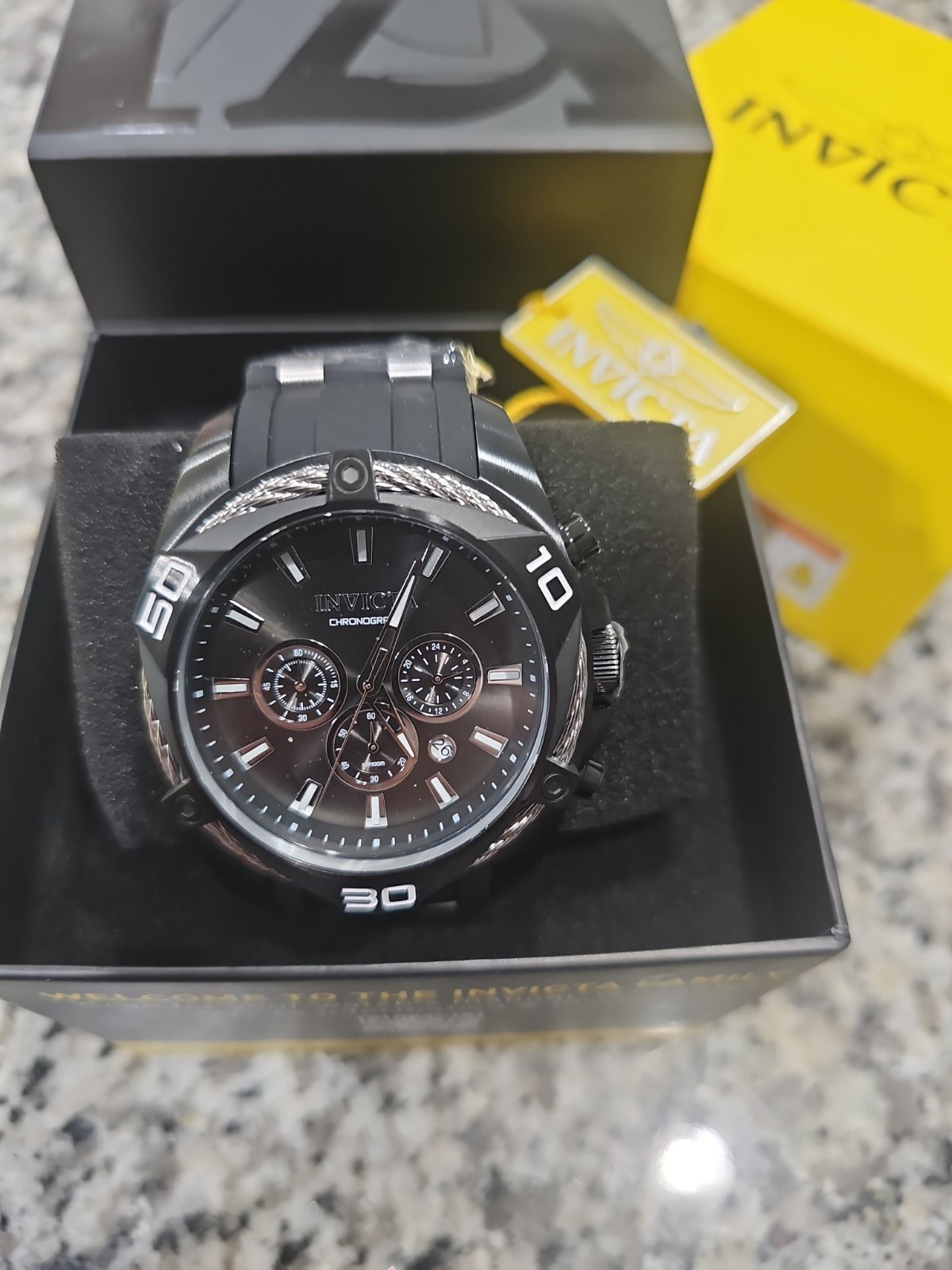 RETAIL $699.00 IN STORE Invicta Bolt Tensora Men’s Watch – 50mm, Black ZG-34136