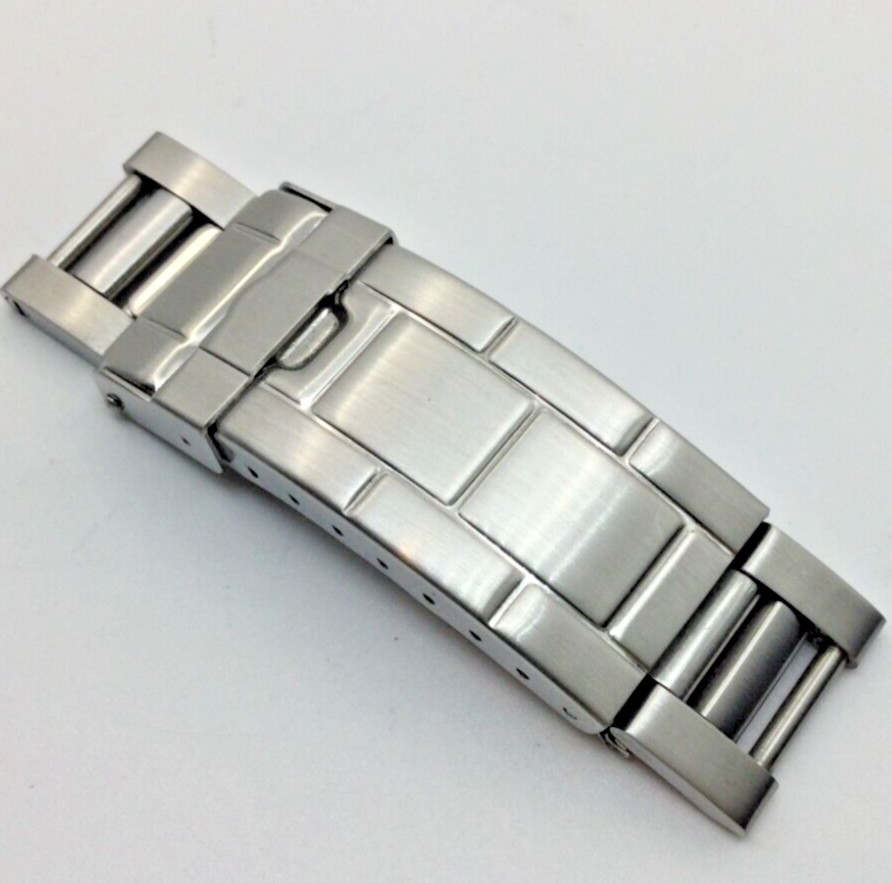 TOP QUALITY VINTAGE FLIP-LOCK BUCKLE FOR ROLEX 93150 16760 5512 1665 BRUSHED