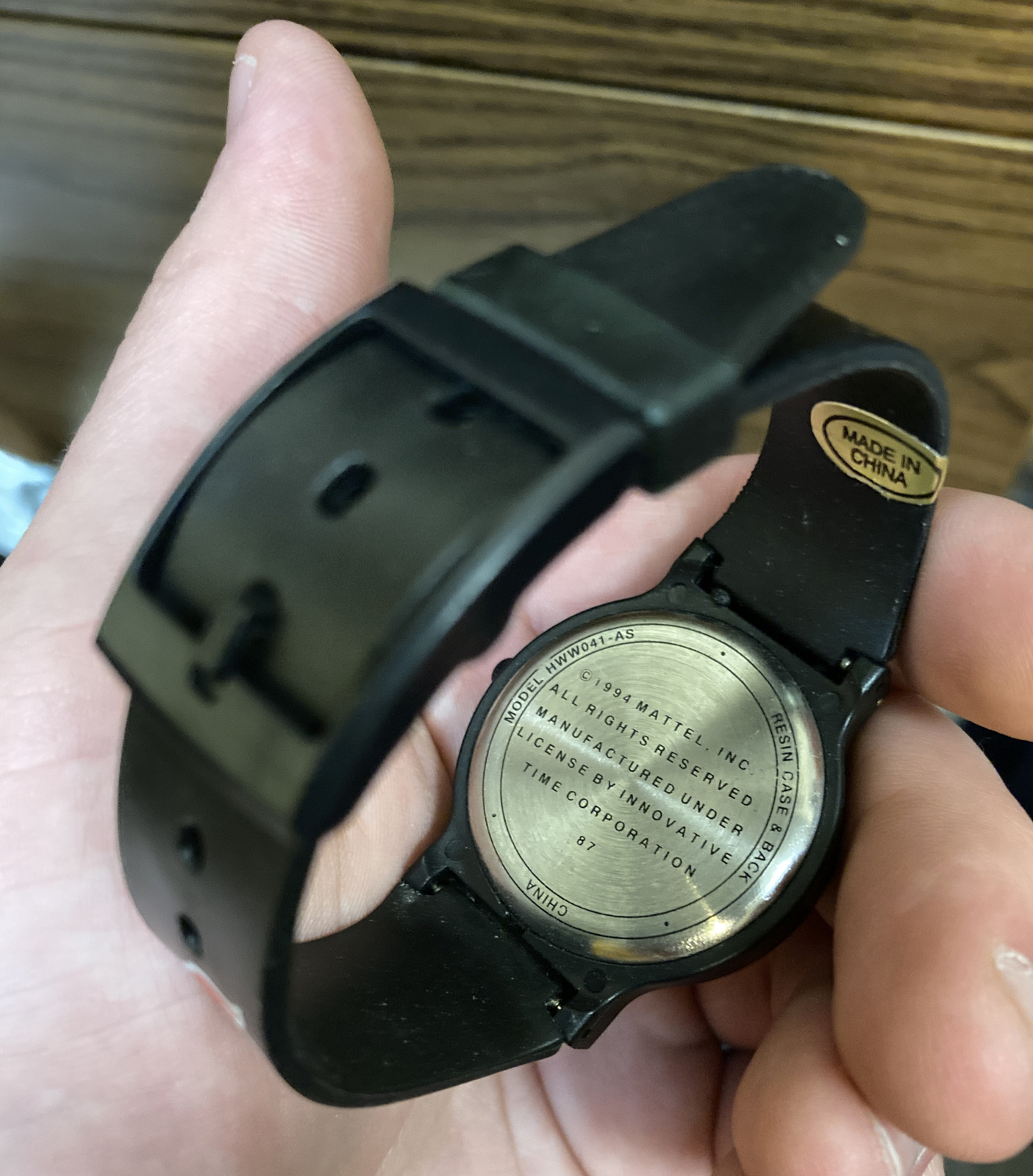 Hot Wheels Digital Watch 1994 Race Hard Finish 1st Bad To The Bone