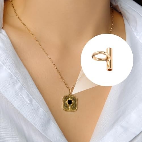12Pcs Pin to Pendant Converters 3 Sizes Brooch Pendant Converter Brass Pin Neckl