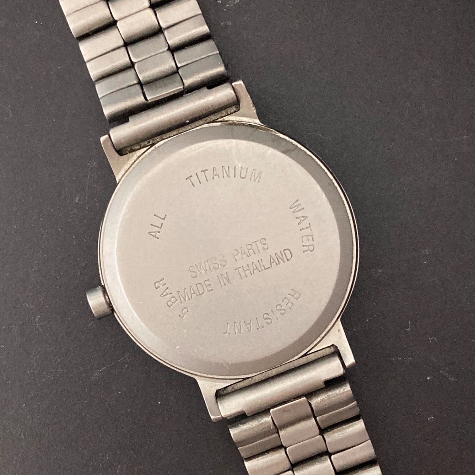 Boccia Titanium Quartz Watch Swiss New Battery 34mm 7″ length