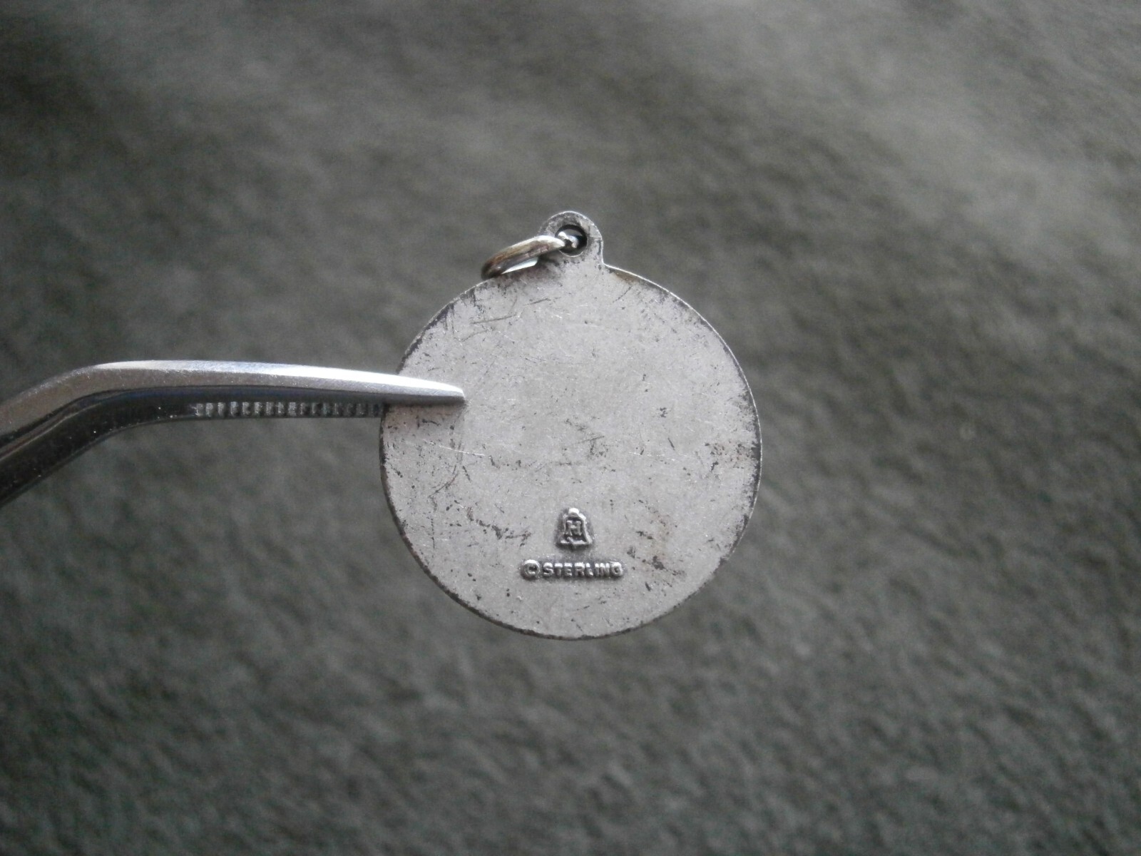 Minnesota State Seal Vintage Sterling Silver Bracelet Charm Pendant 3.0g
