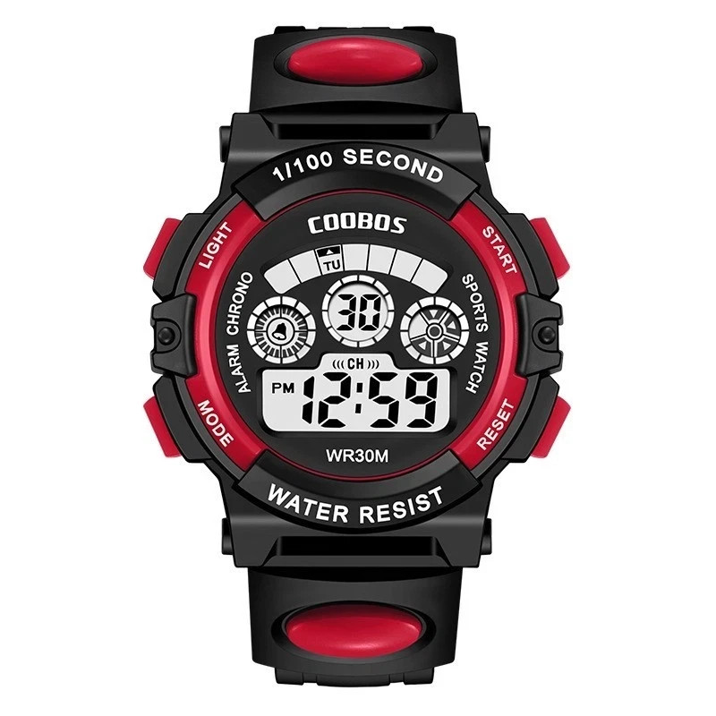 Children Watch Sports Digital Watch for Kids Boys Girls Student 30m