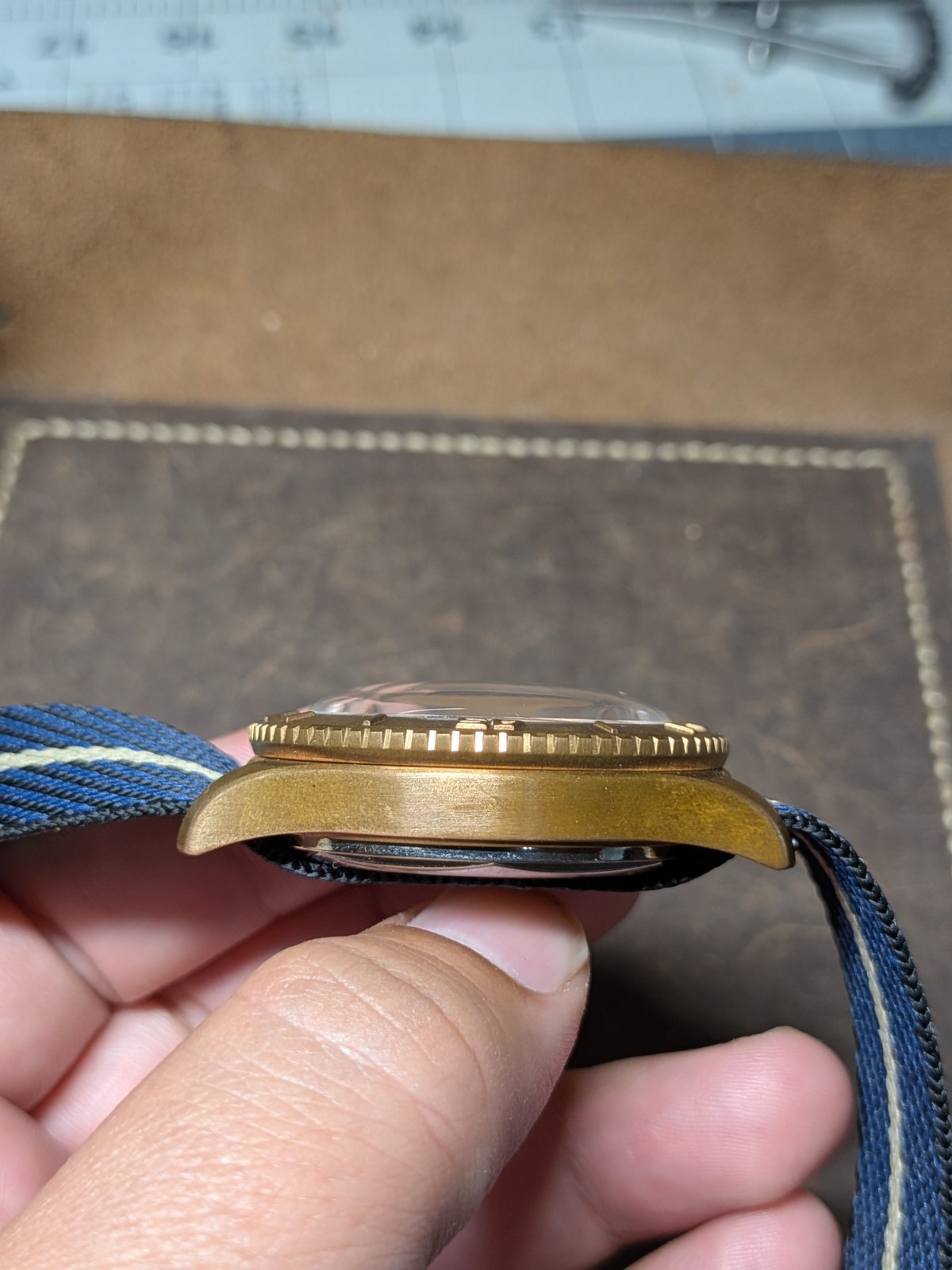 Undone Basecamp Arabian Nights Limited Edition Bronze Lapis Lazuli Watch