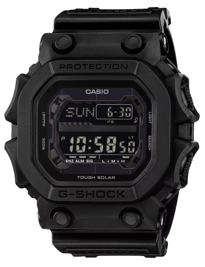 Casio G-Shock Digital Solar Square Black Resin Watch GX-56UBB-1/ GX56UBB-1
