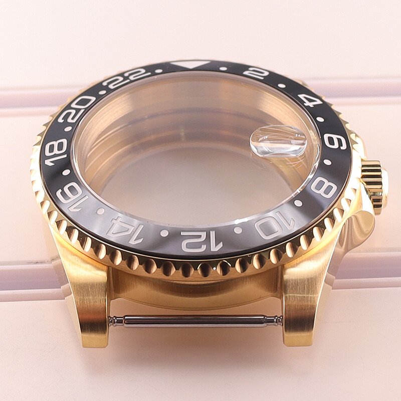 40mm Stainless Watch Case Sapphire Bezel Insert For Seiko NH34 NH35 NH36 ETA2824