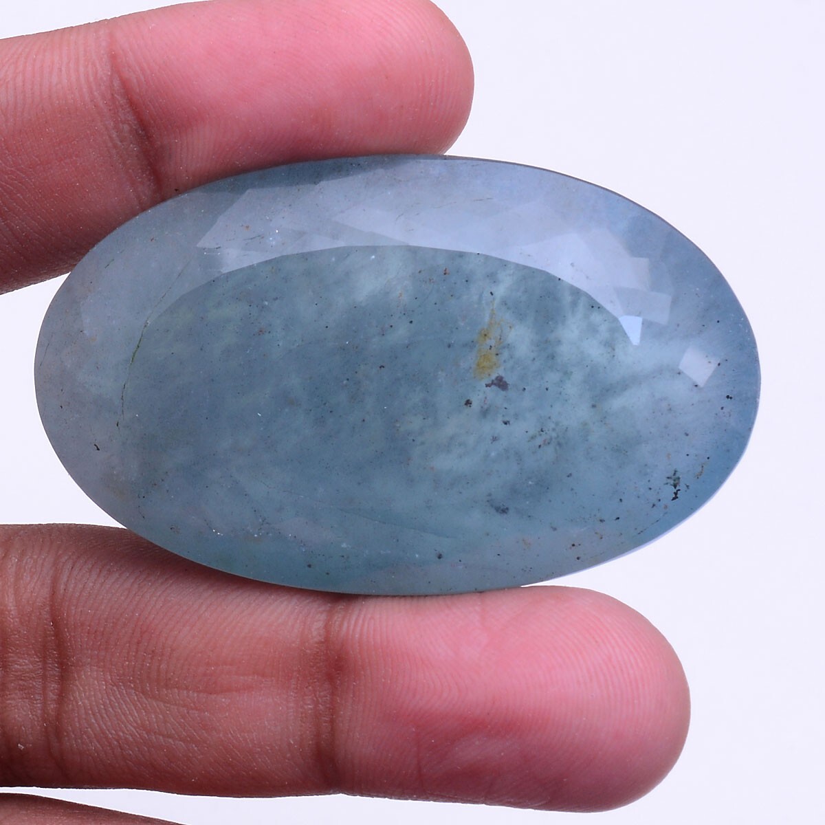 263 Cts Natural Aquamarine Untreated 54mm*32mm Oval Cut Huge Size Loose Gemstone
