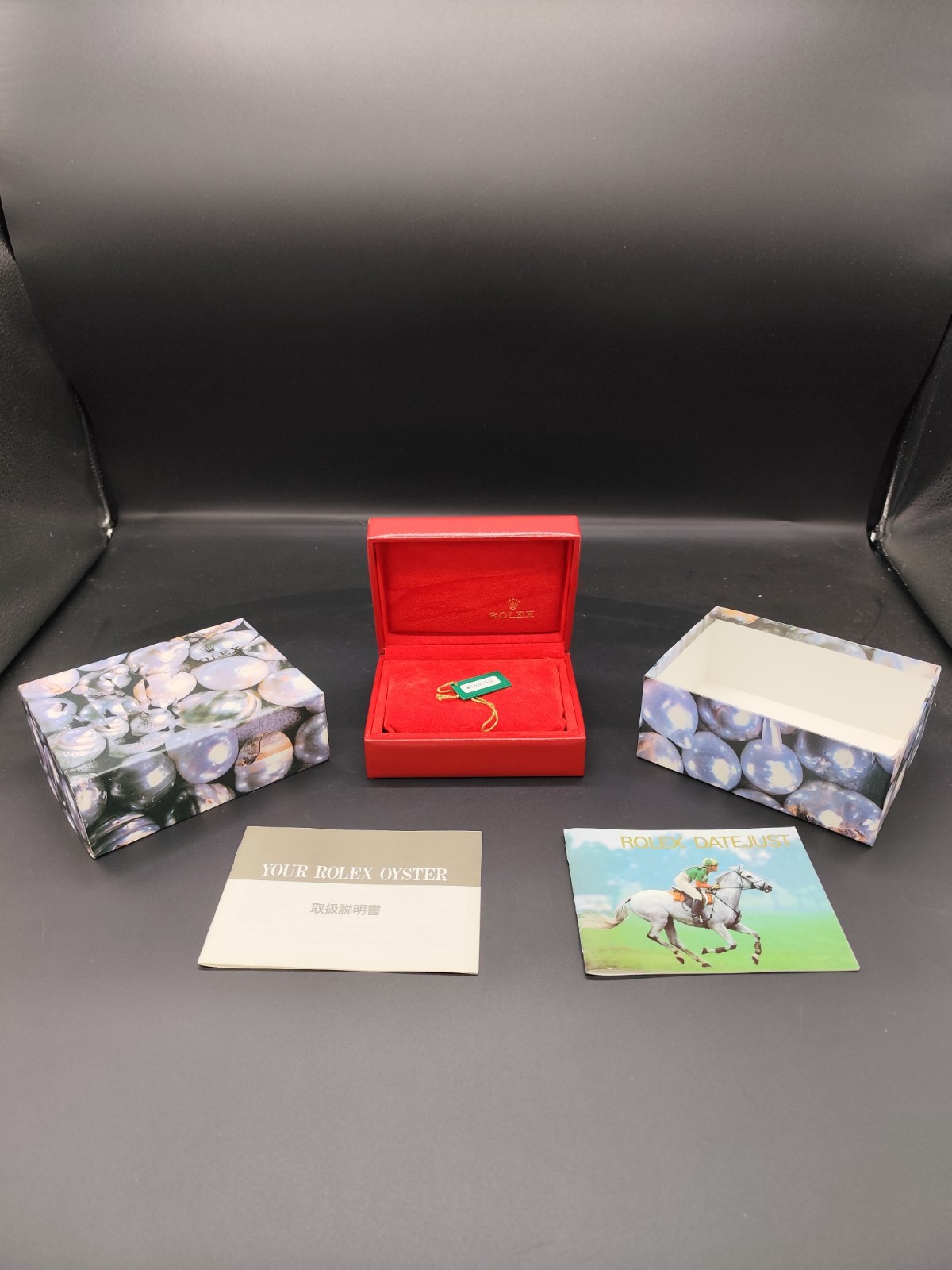 Rare Rolex Red Box Set 14.00.02 Burgundy Case For Ladies Datejust 69173 Vintage