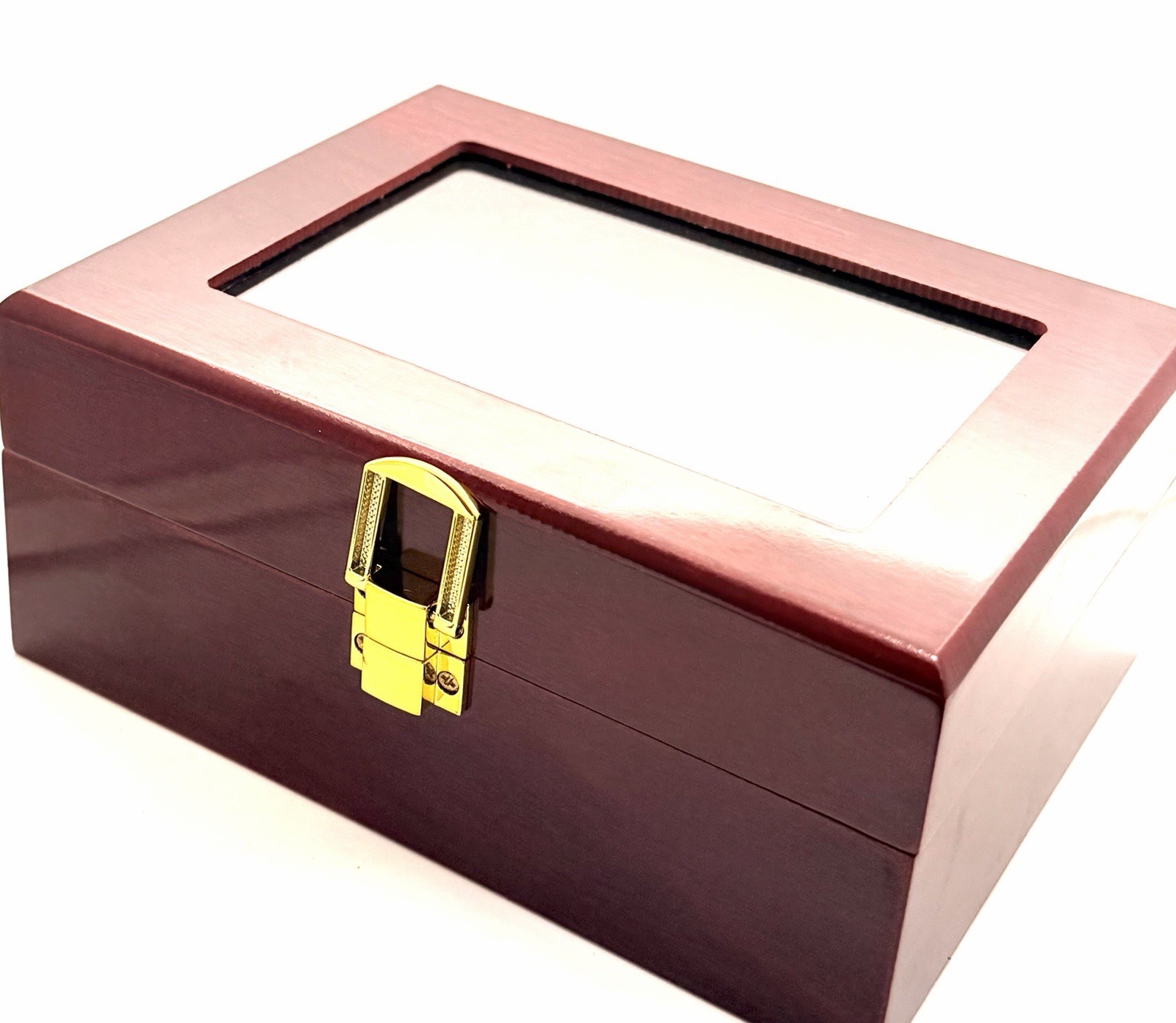2 Holes Wooden Ring Box