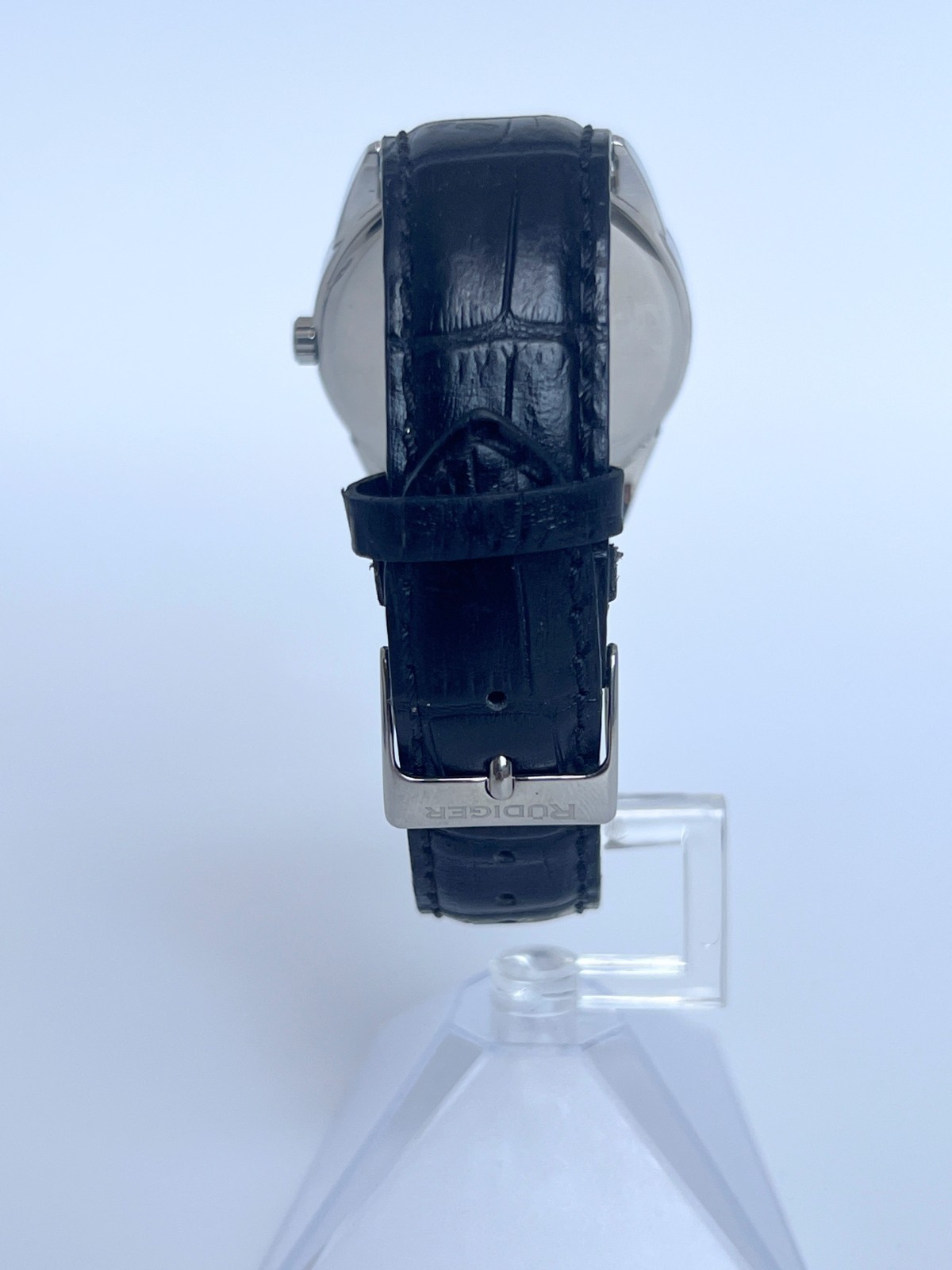 Rudiger Germany Men’s Multi-Function Watch black dial Black Leather 5 ATM 316L